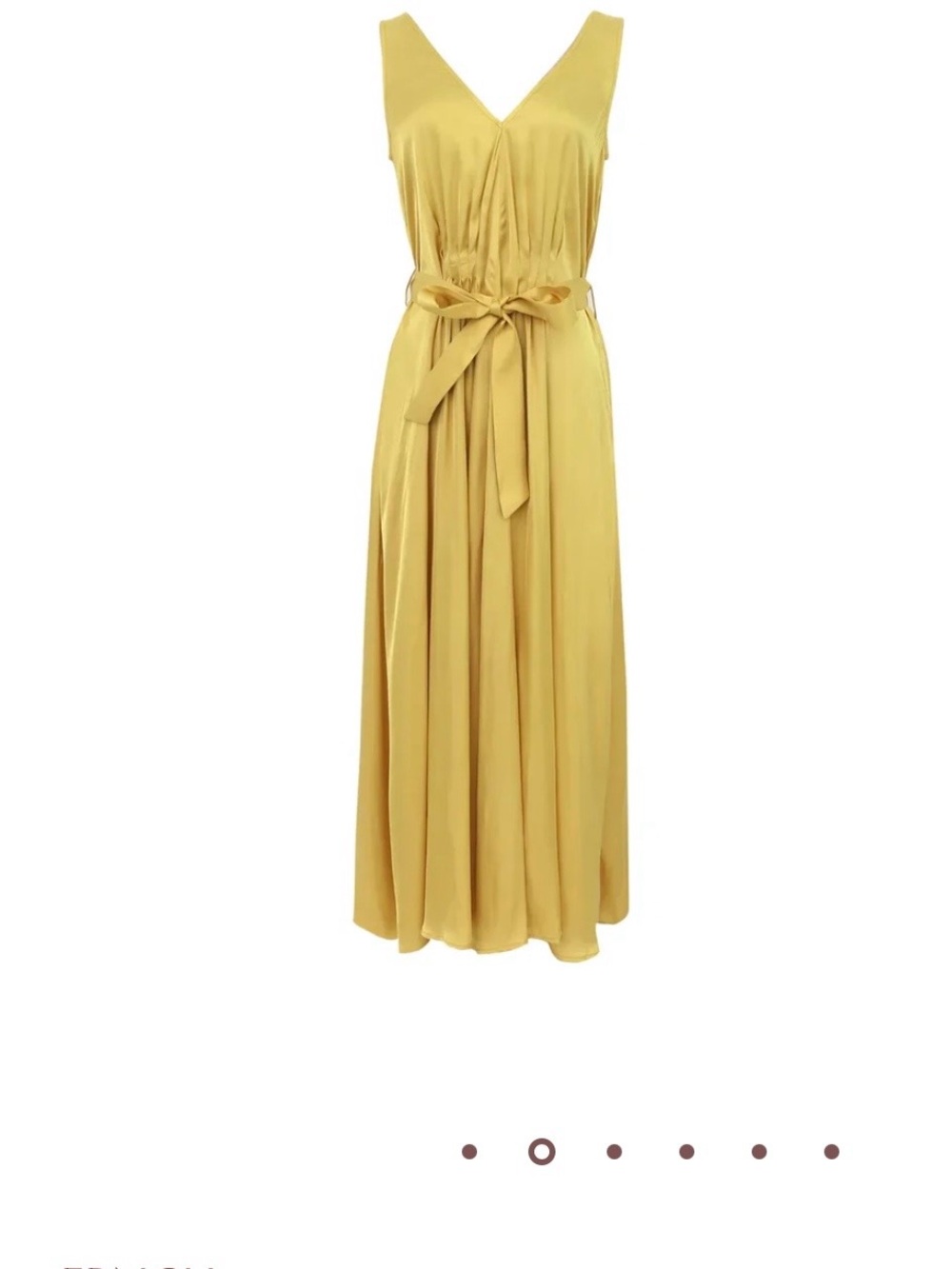 ISO FRNCH Paris Achouak dress in Olive green, size XS or S